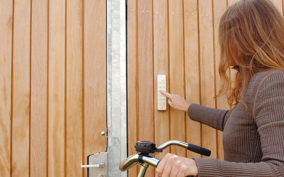 Deposito fietsenberging gesloten hout
