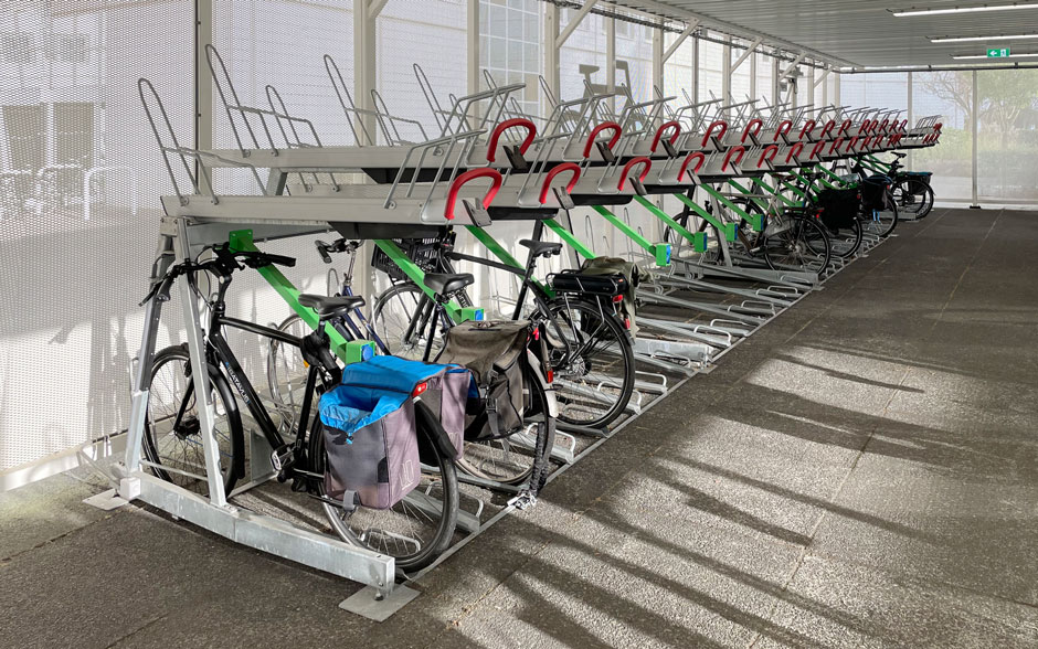 VelopA-Up etagerek met oplaadpunten