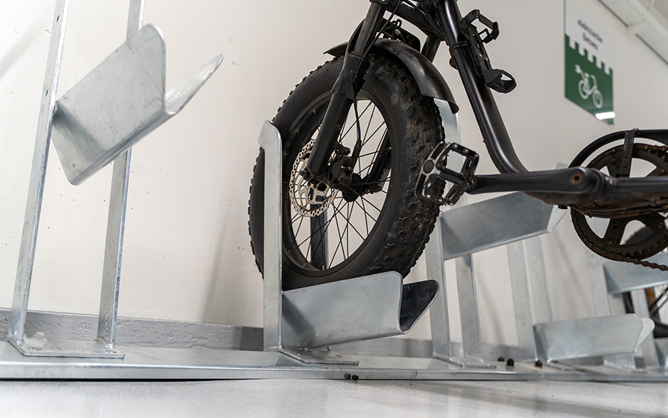 Kran parkeersysteem enkelzijdig voor fatbikes