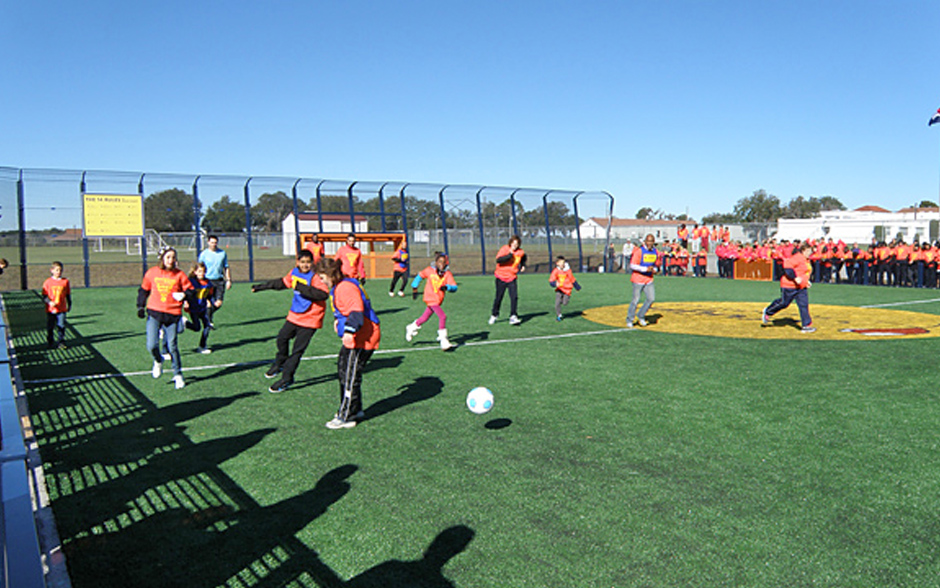 Sportveld voor Montverde Academy Orlando Florida