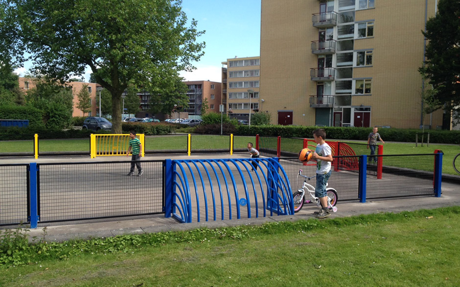 Kleurrijke trapveldjes Meidoornveld