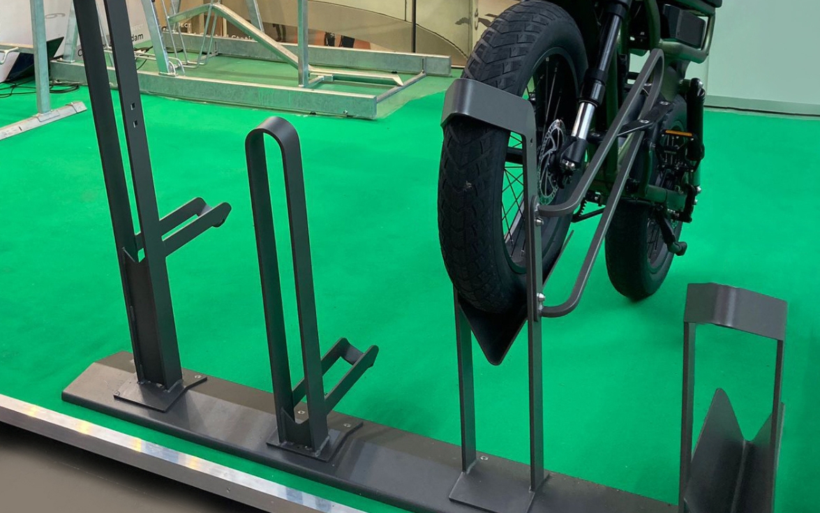 Kran parkeersysteem enkelzijdig voor fatbikes