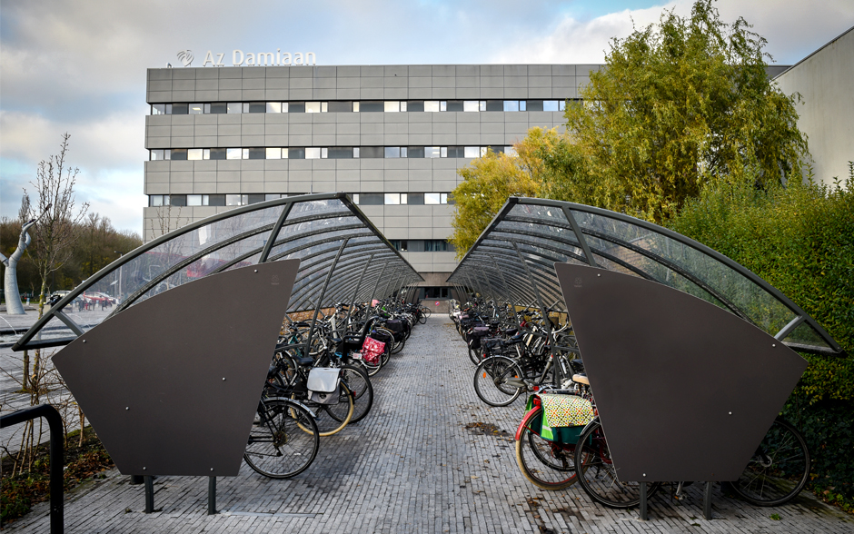 Ligna fietsoverkapping tweezijdig