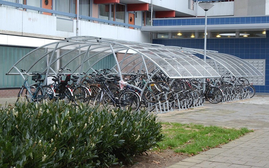 Ligna fietsoverkapping tweezijdig